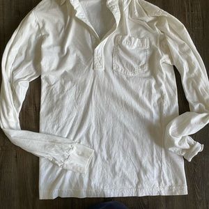 American Apparel Long Sleeve White Tee